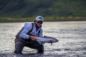 Chrome Coho caught near the estuary